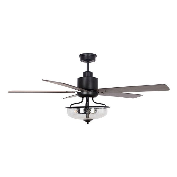 52 inch Reversible Wooden 5-Blade 3-Light Ceiling Fan with Remote Shopping - The Best Deals on Ceiling Fans | 37785244