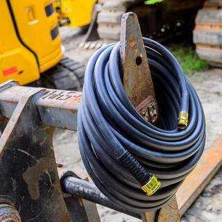 Element MaxLite 34 in. x 50 ft. Heavy-Duty Premium Rubber Plus Water Hose ELSGC34050