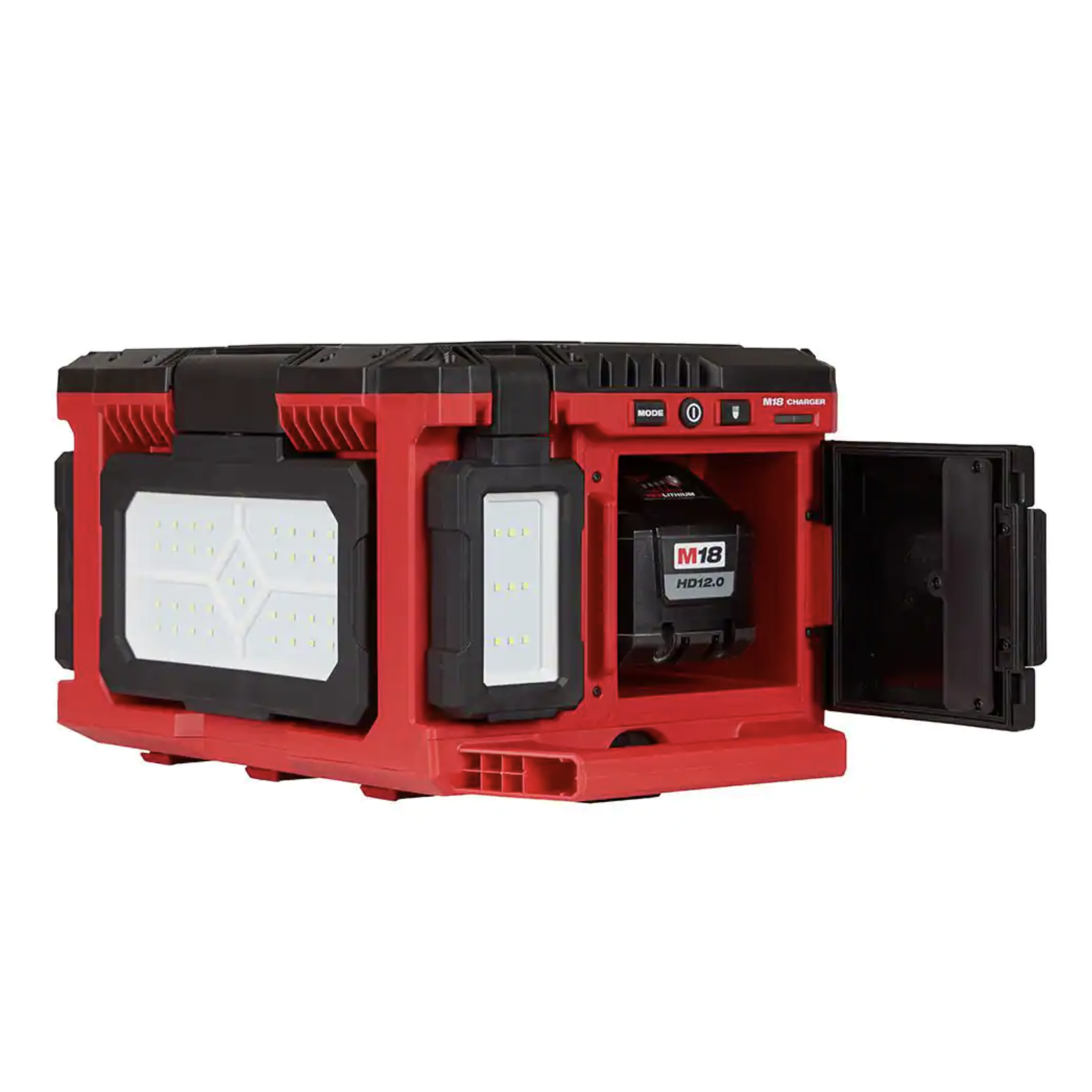 Milwaukee M18 18-Volt Lithium-Ion Cordless PACKOUT 3000 Lumens LED Light with Built-In Charger (2357-20)