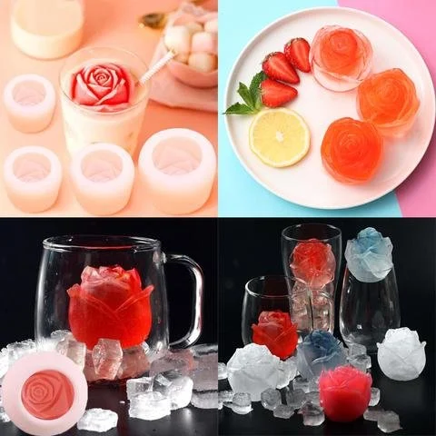 🔥BIG SALE - 49% OFF🔥🔥 - 3D Rose Shape Ice Cube Mold