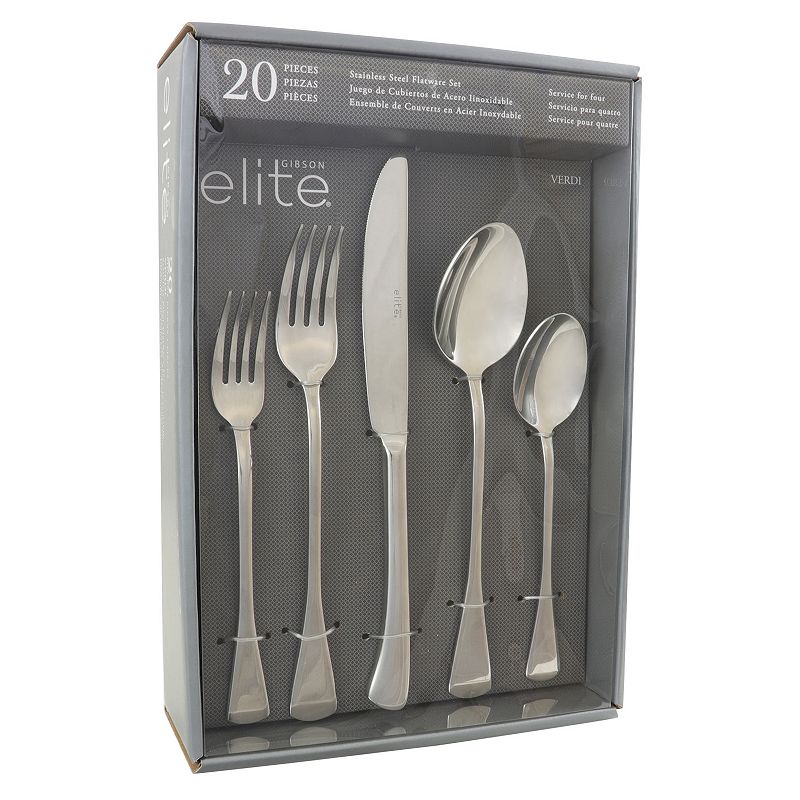 Gibson Elite Monteverdi 20 Piece Flatware Set