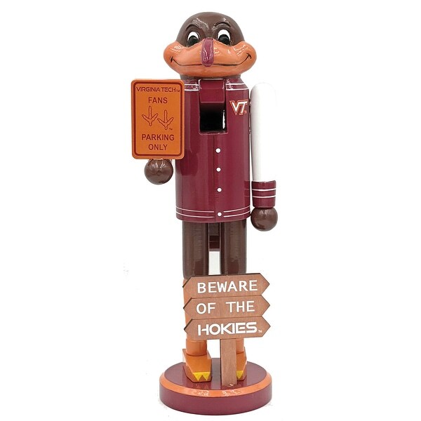 12 Virginia Tech Beware of the Hokies Nutcracker