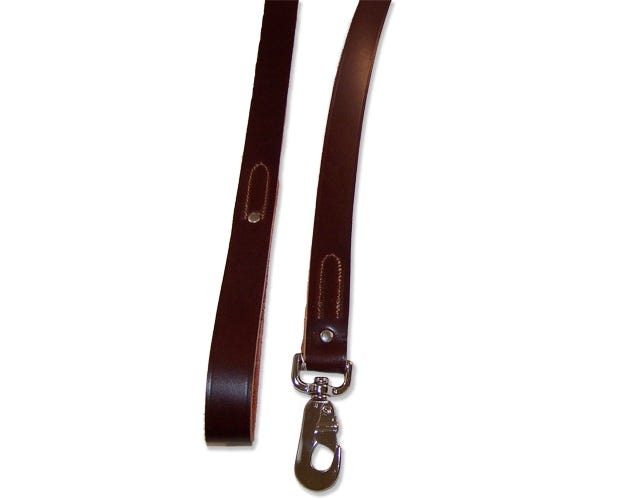 Scott Pet 6 Leather Training Lead， Brown - 516872