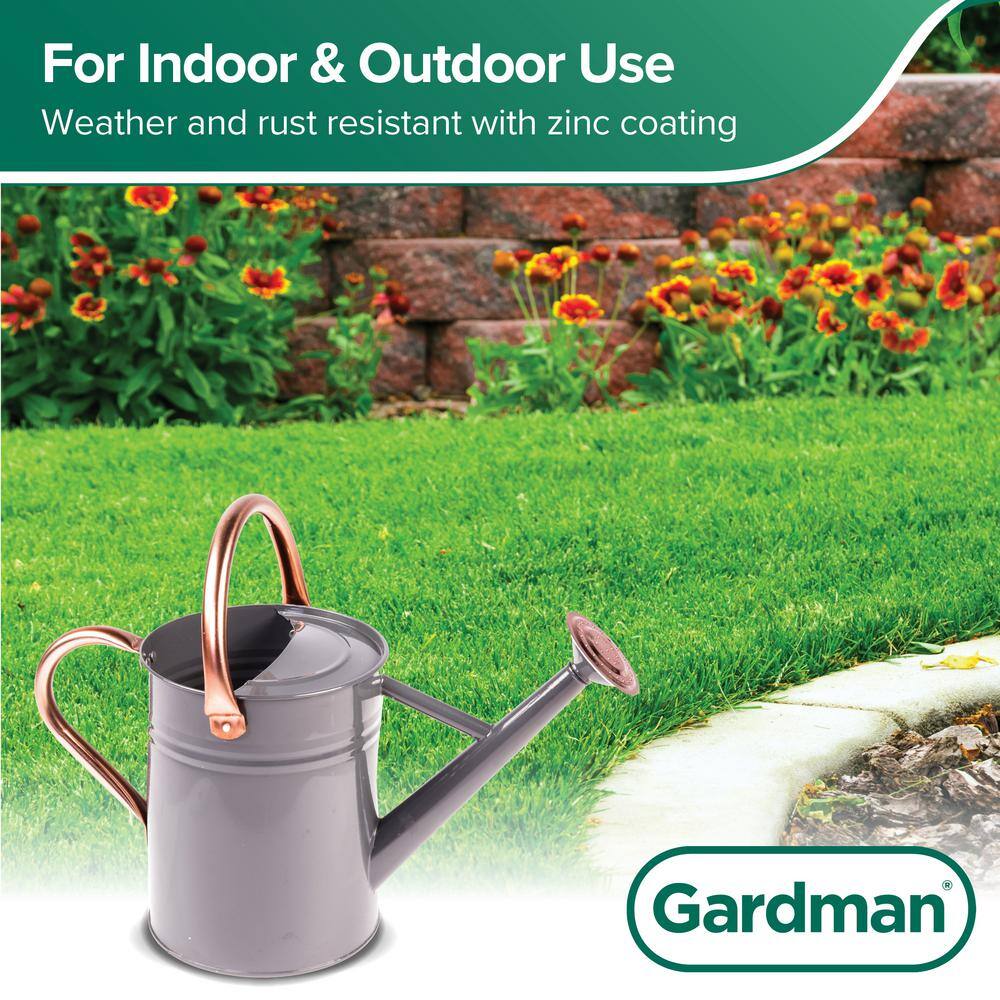 Gardman 1 Gal. Watering Can Cool Grey R34884X