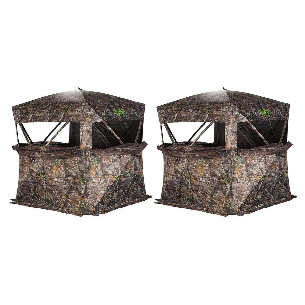 Durable 3-Person Outside Game Hunting Ground Blind (2-Pack) 2 x R150-MOC