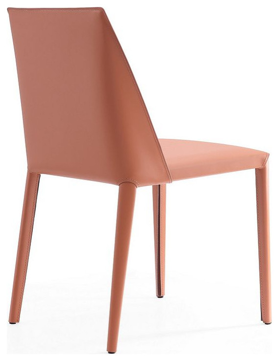 Paris Dining Chair  Coral  Set of 4   Modern   Dining Chairs   by Timeout PRO  Houzz