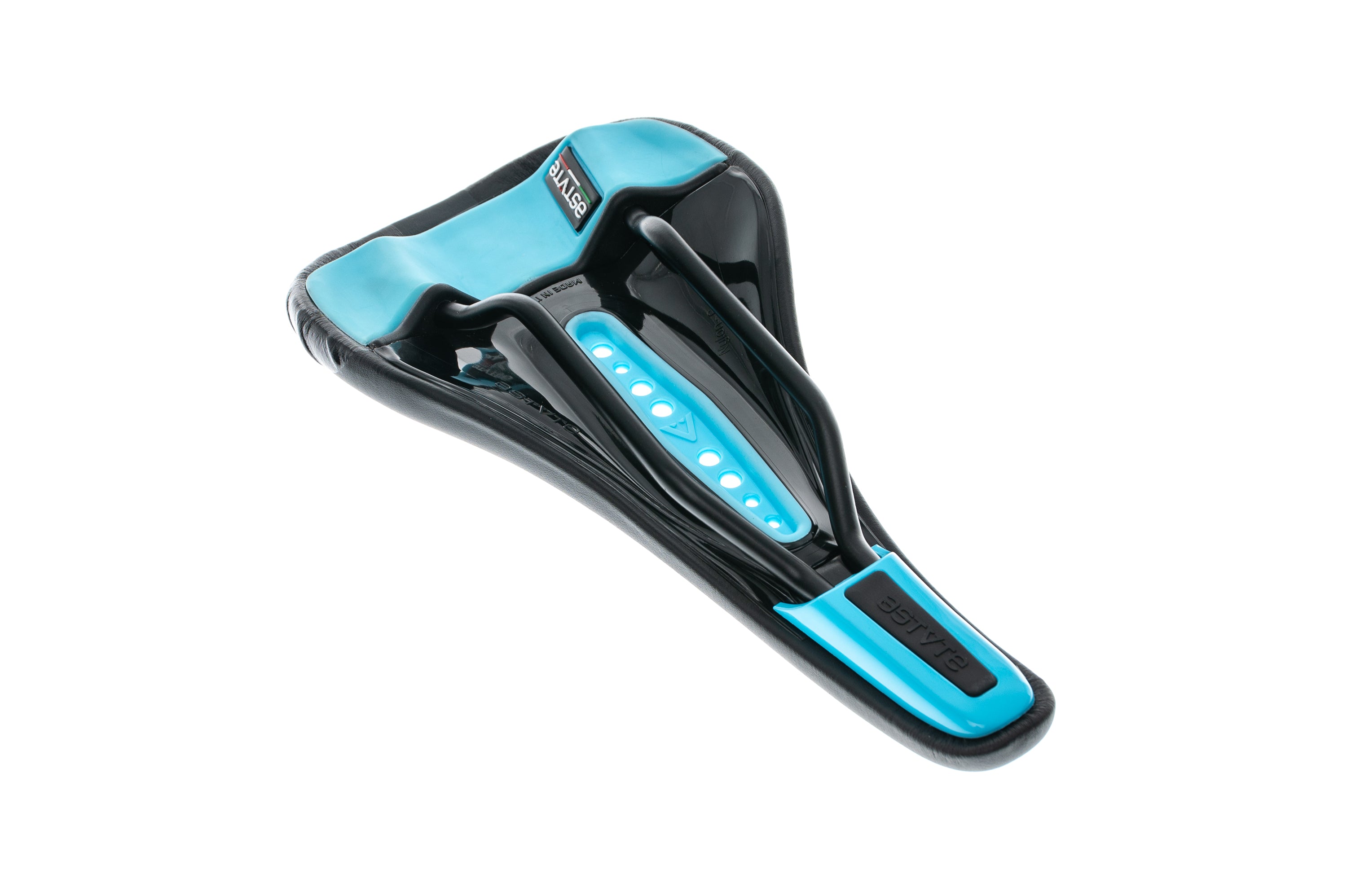 Astute MudLine Saddle 125mm Titan-V Rails Black/Blue
