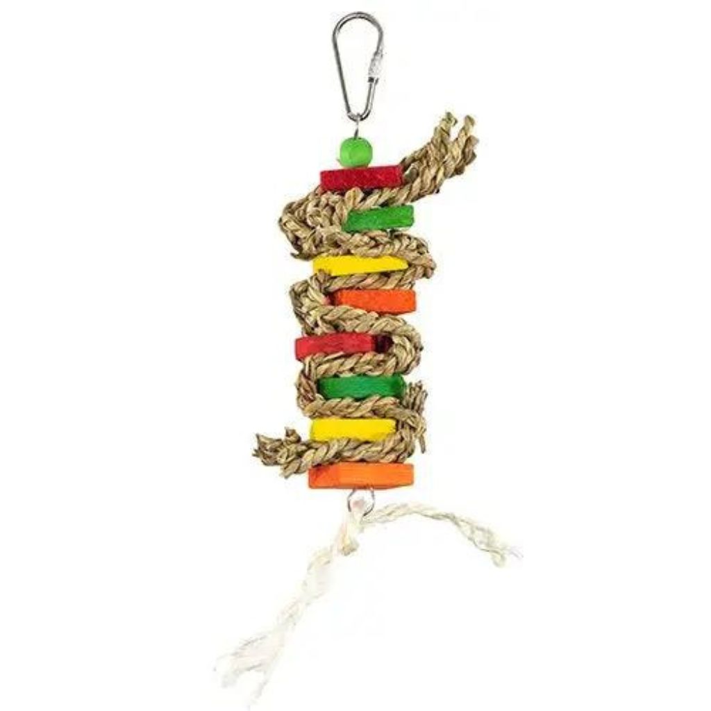 Caitec Bird Toy Square Grass Stacks