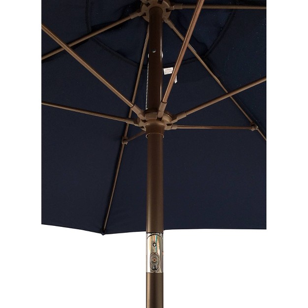 9 x27 X 5 x27 Aluminum Bronze Umbrella Navy Blue Tropishade