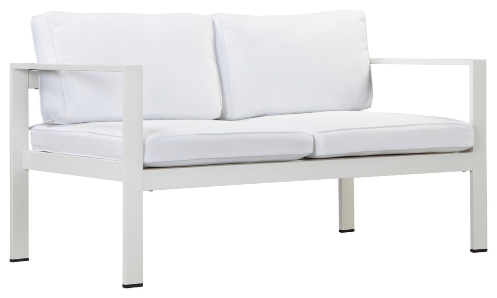 Karen Sofa  Taupe   Contemporary   Outdoor Sofas   by Pangea Home  Houzz