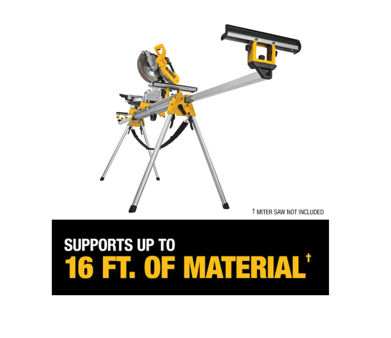 DW DWX723 Aluminum Adjustable Miter Saw Stand