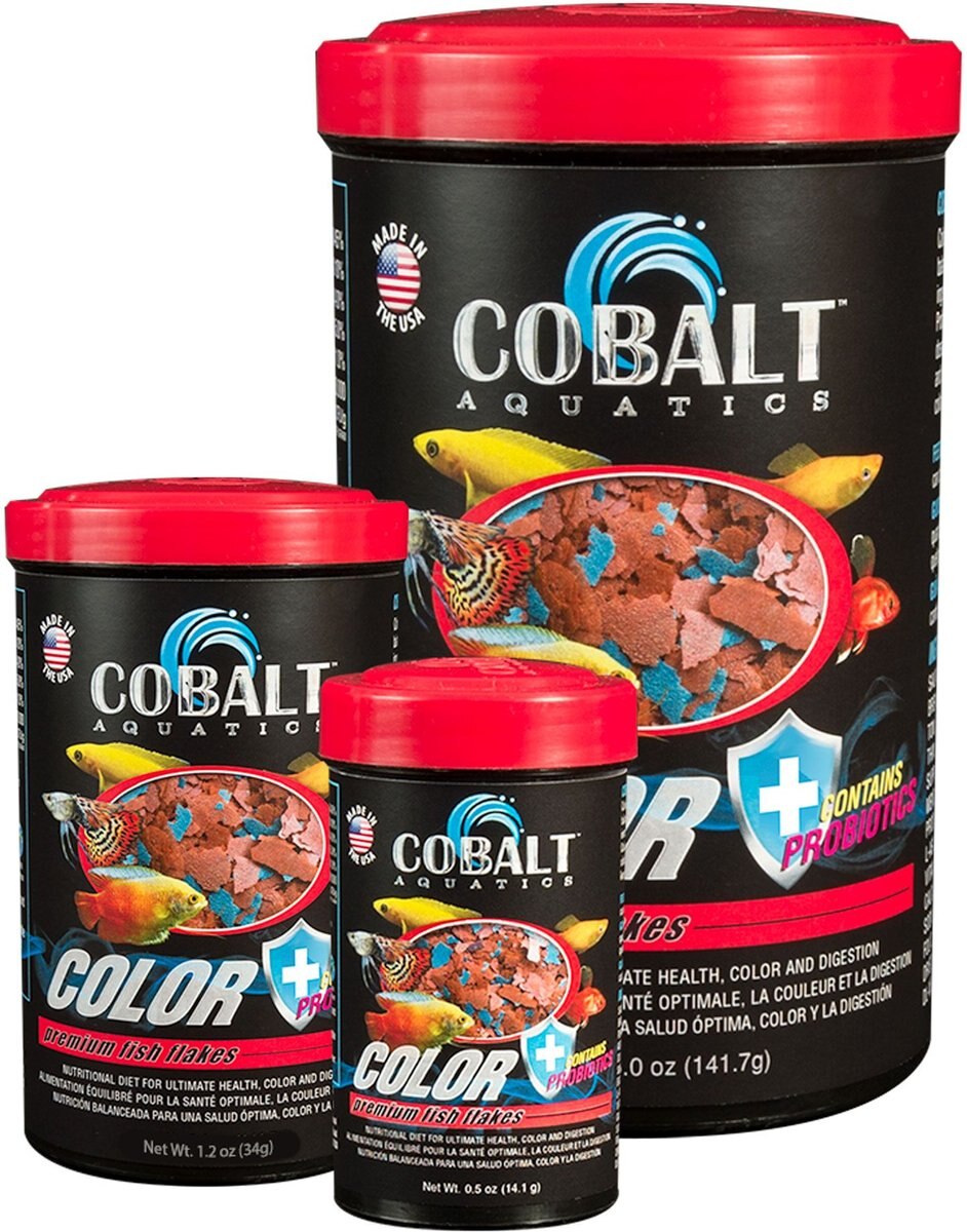 Cobalt Aquatics Color Flakes Fish Food