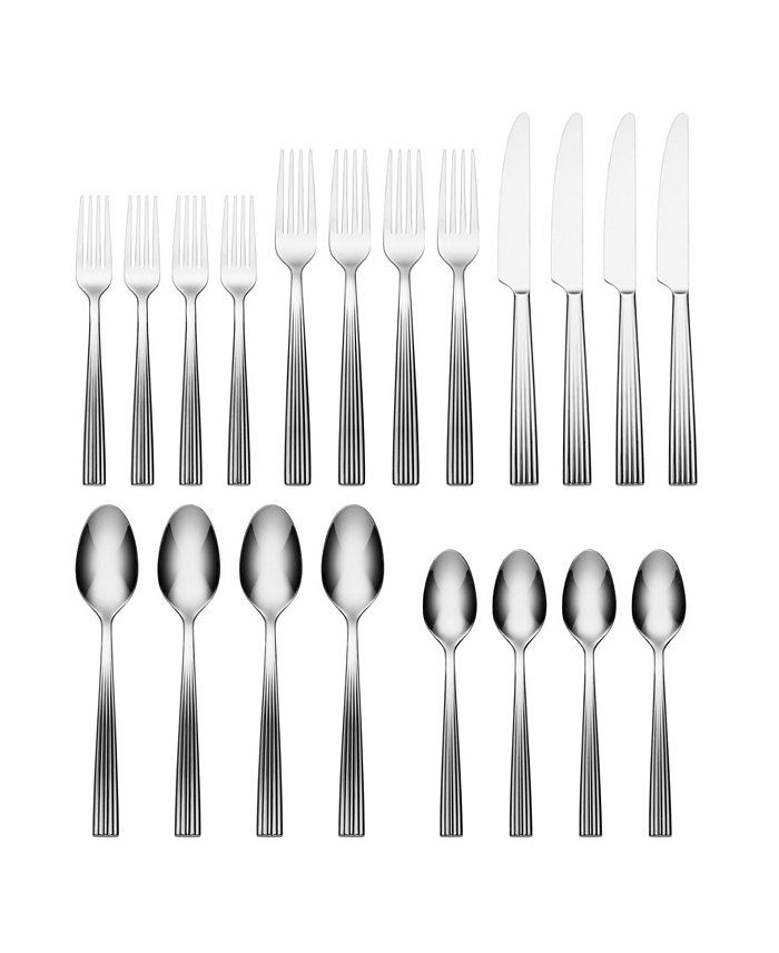 Oneida Kennedy 20 Piece Everyday Flatware Set Service for 4