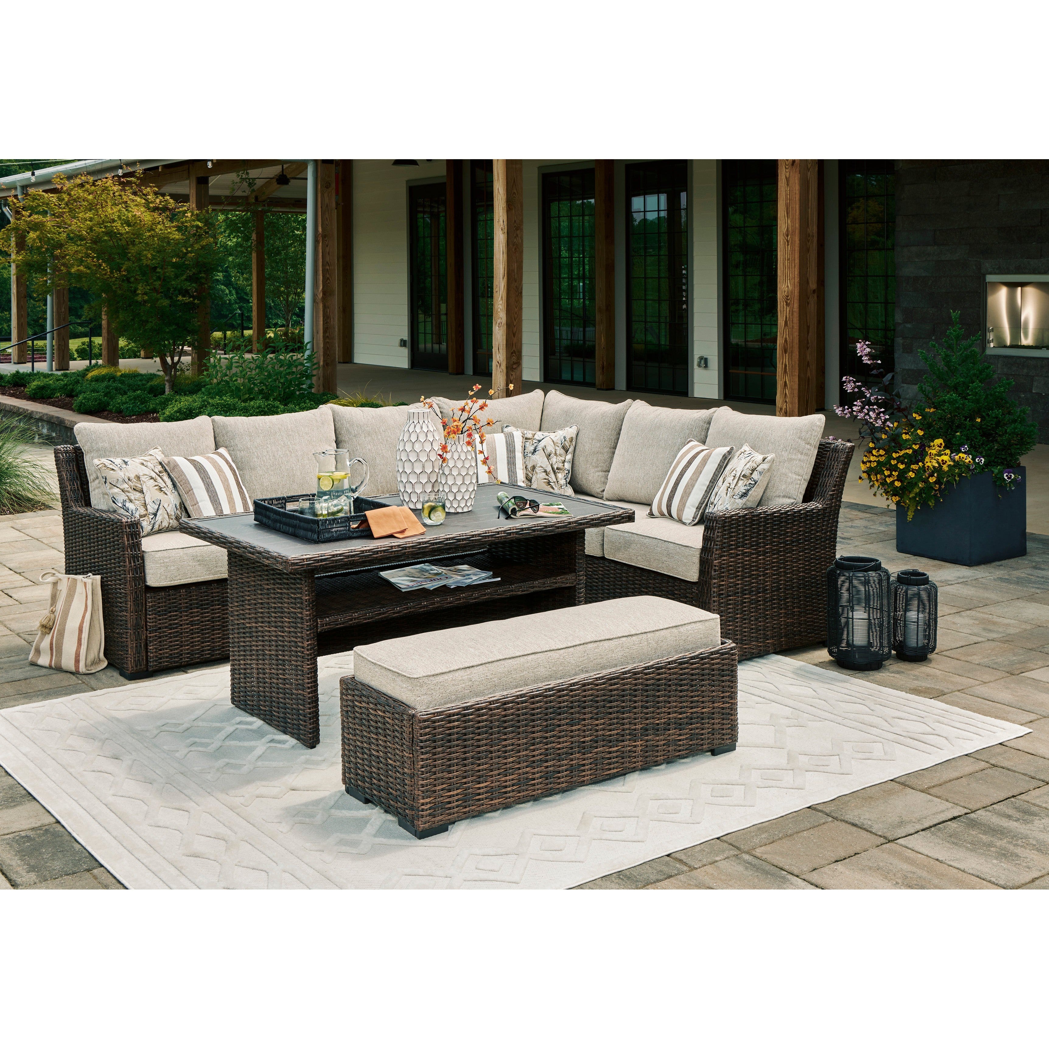 Sausalito Outdoor Comfy Banquette Seating Sets - New Design for 2024