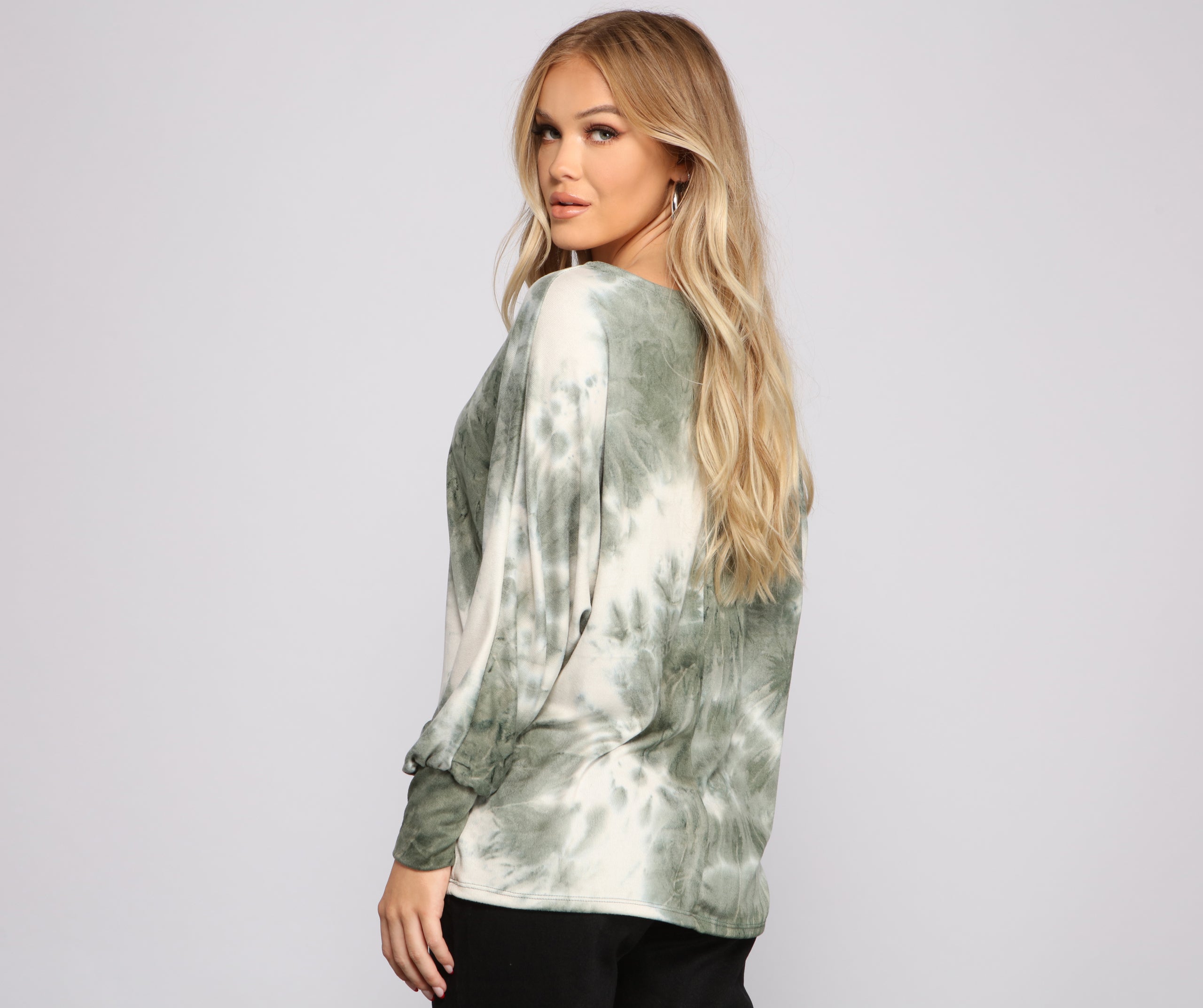 Tie Dye Chic Oversized Top