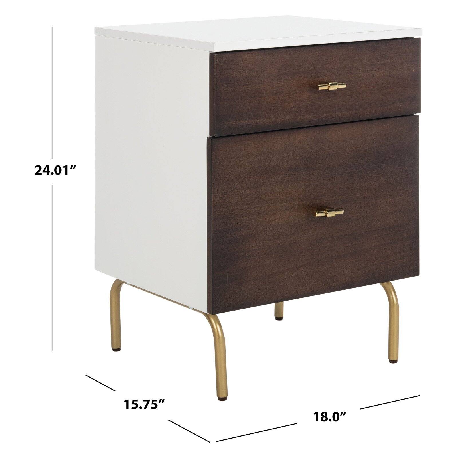 Safavieh Genevieve 2 Drawer Nightstand