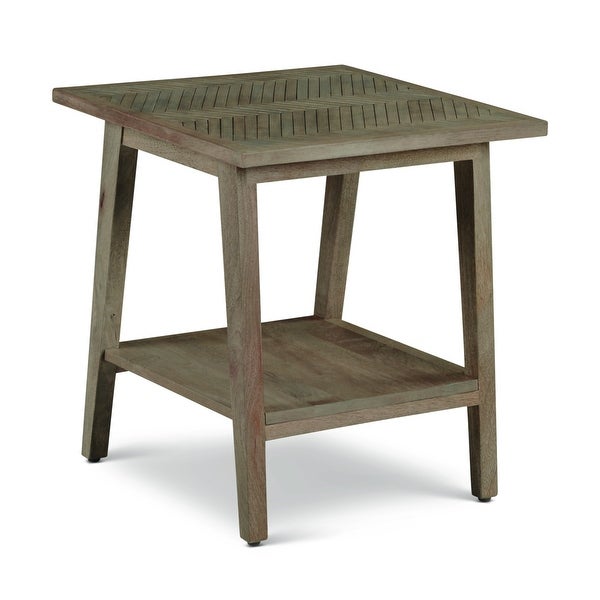 The Gray Barn Minett Solid Mango End Table