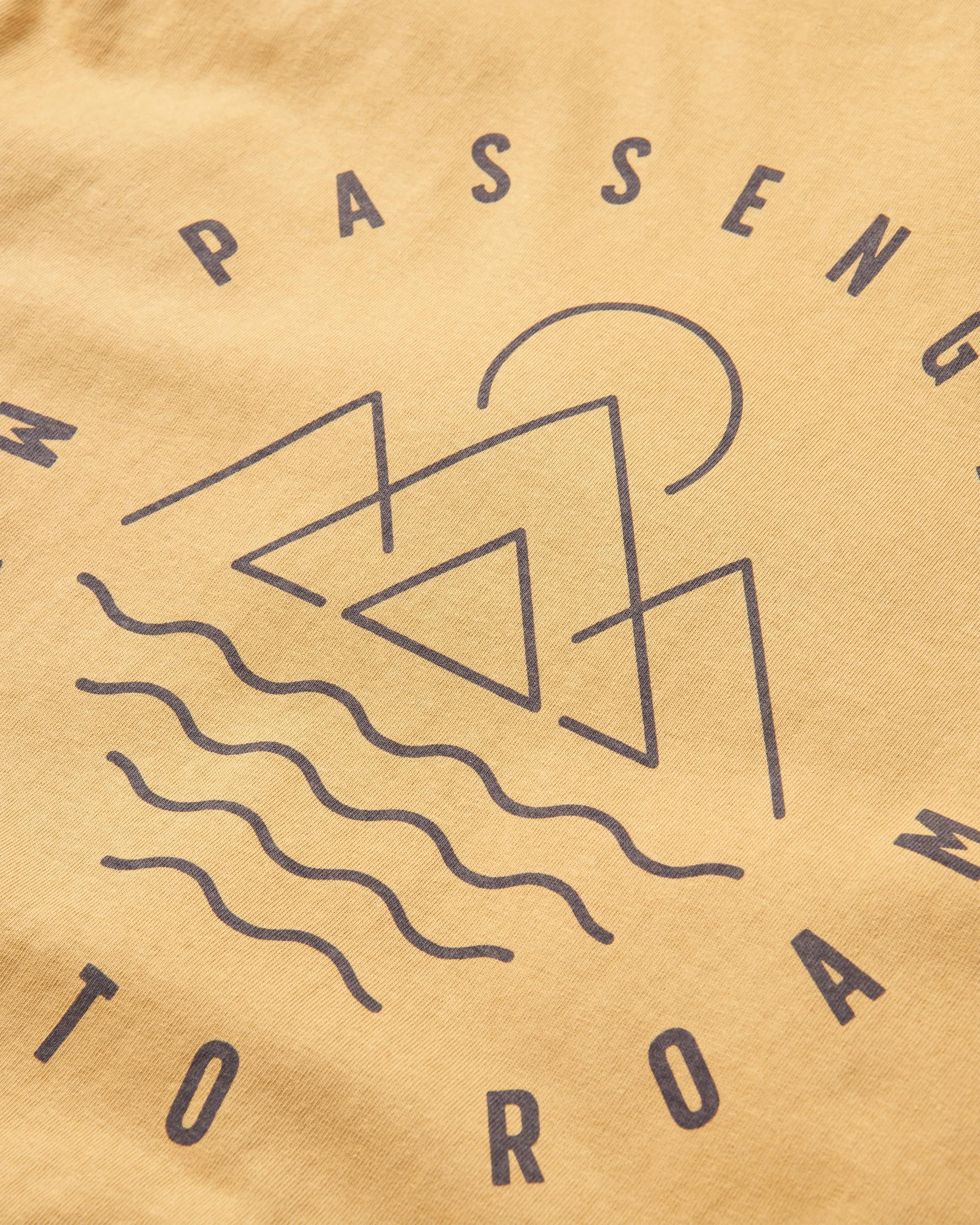 Escapism Recycled Cotton T-Shirt - Mustard Gold