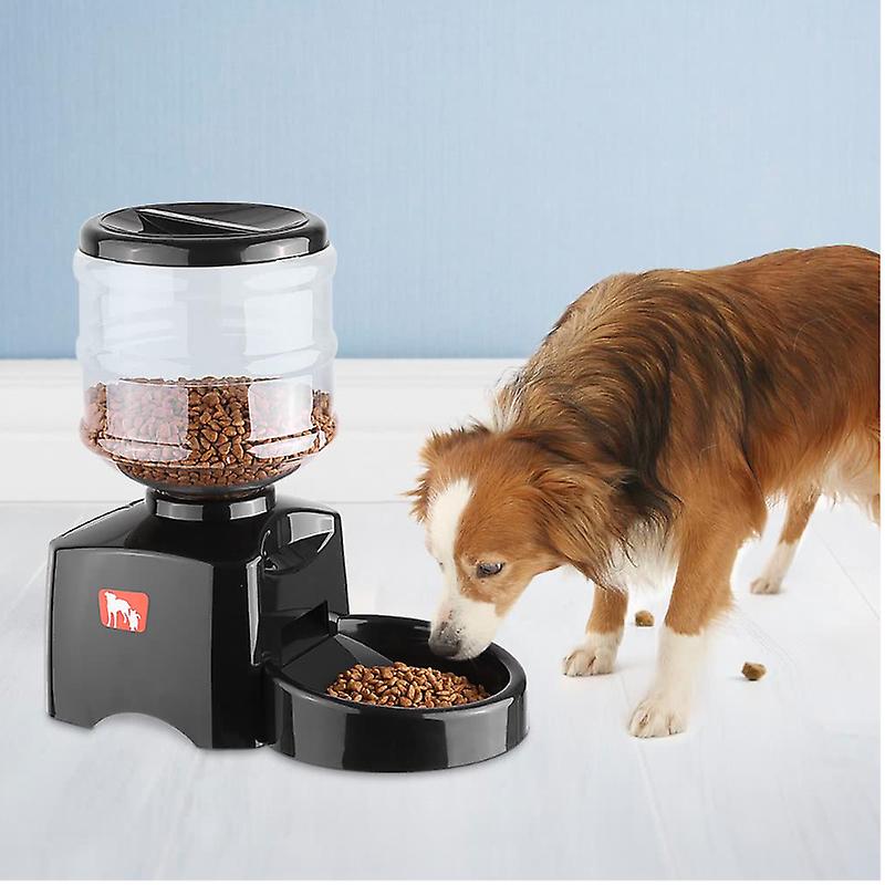 5.5L Digital Lcd Timer Automatic Pet Feeder Dog Cat Food Bowl