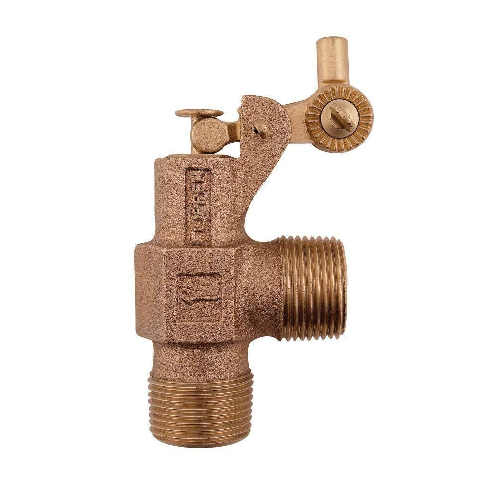 Watts 1 in. x 1 in. Bronze MIP x MIP Standard Duty Float Valve 1 ST 1000 Float Valve