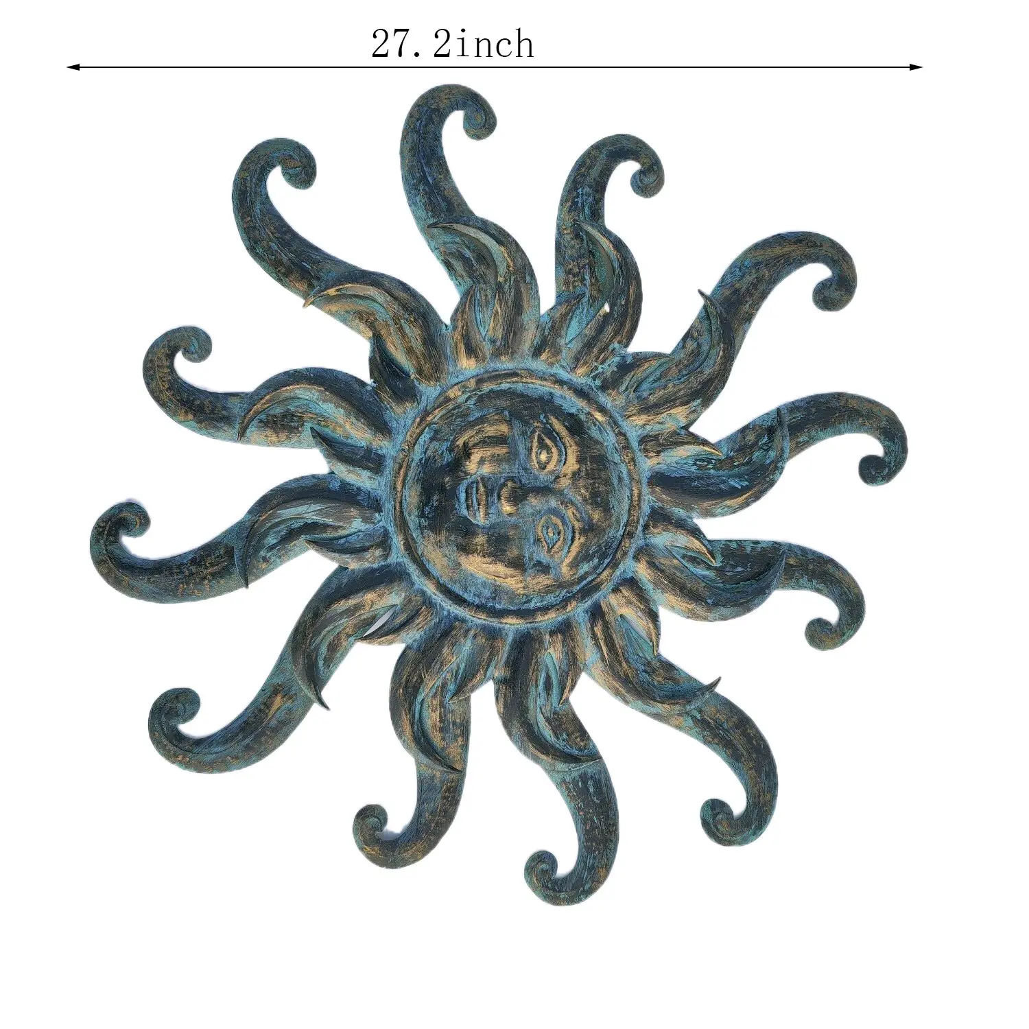 Outdoor Custom Metal Crafts Ring decoration Garden Stake For Garden Courtyard Lawn Decoration