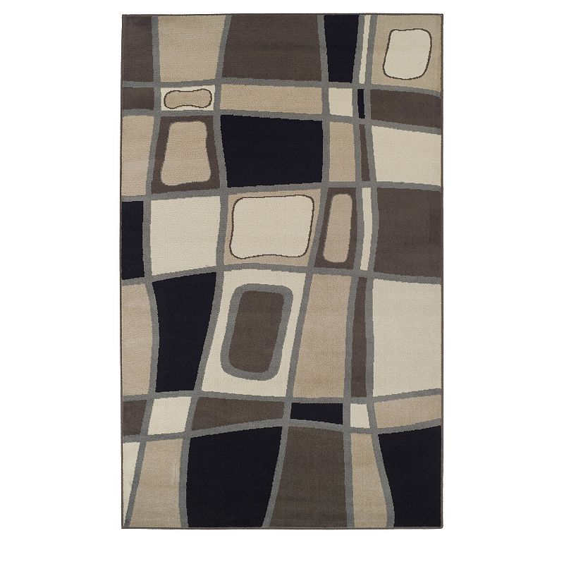 SUPERIOR Cobblestone Modern Abstract Indoor Area Rug