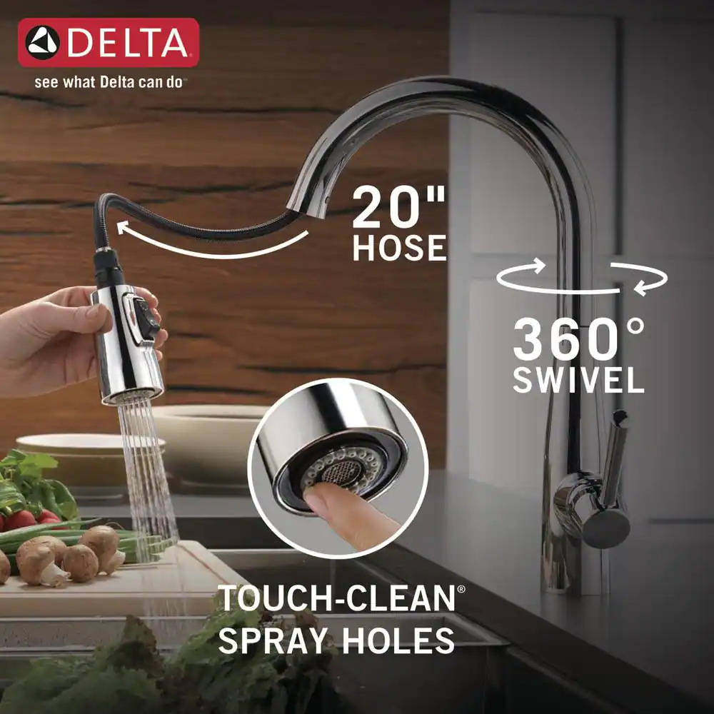 Delta Essa Single-Handle Pull-Down Sprayer Kitchen Faucet