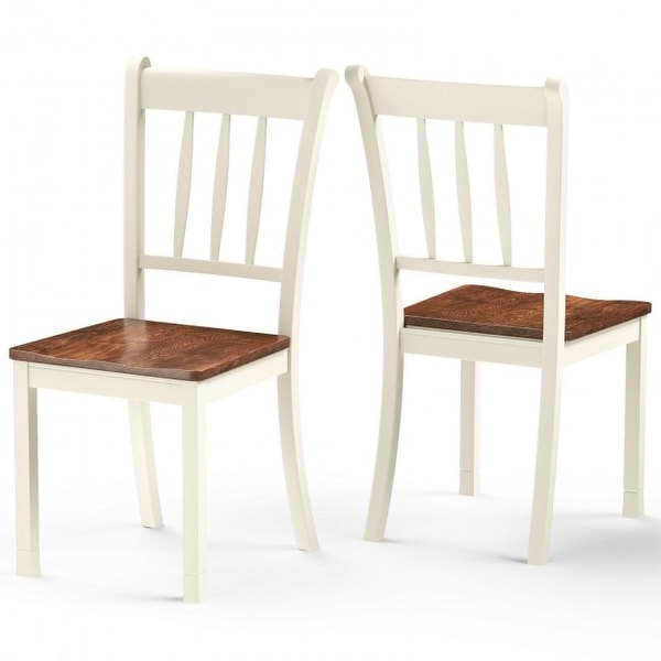 2 Pieces Solid Whitesburg Spindle Back Wood Dining Chairs - 18
