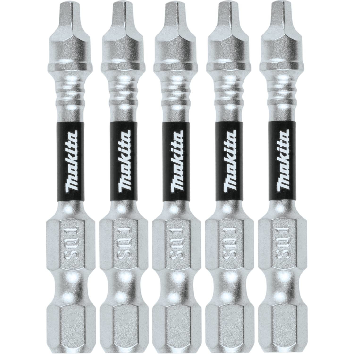 Makita Impact XPS Square #1 X 2 in. L Power Bit Steel 5 pk