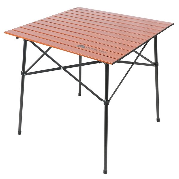 Square Folding Aluminum RollTop Camp Table