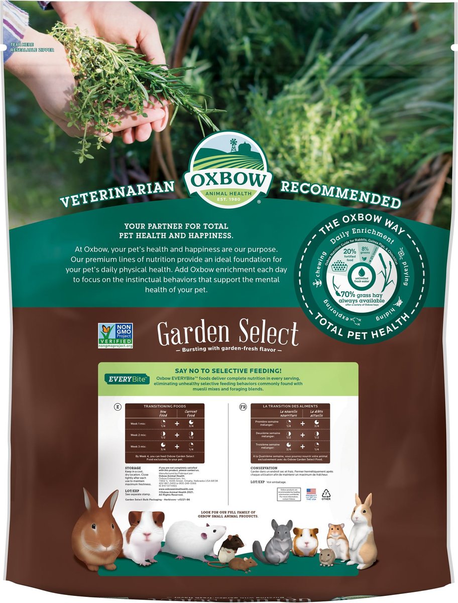 Oxbow Garden Select Young Guinea Pig Food