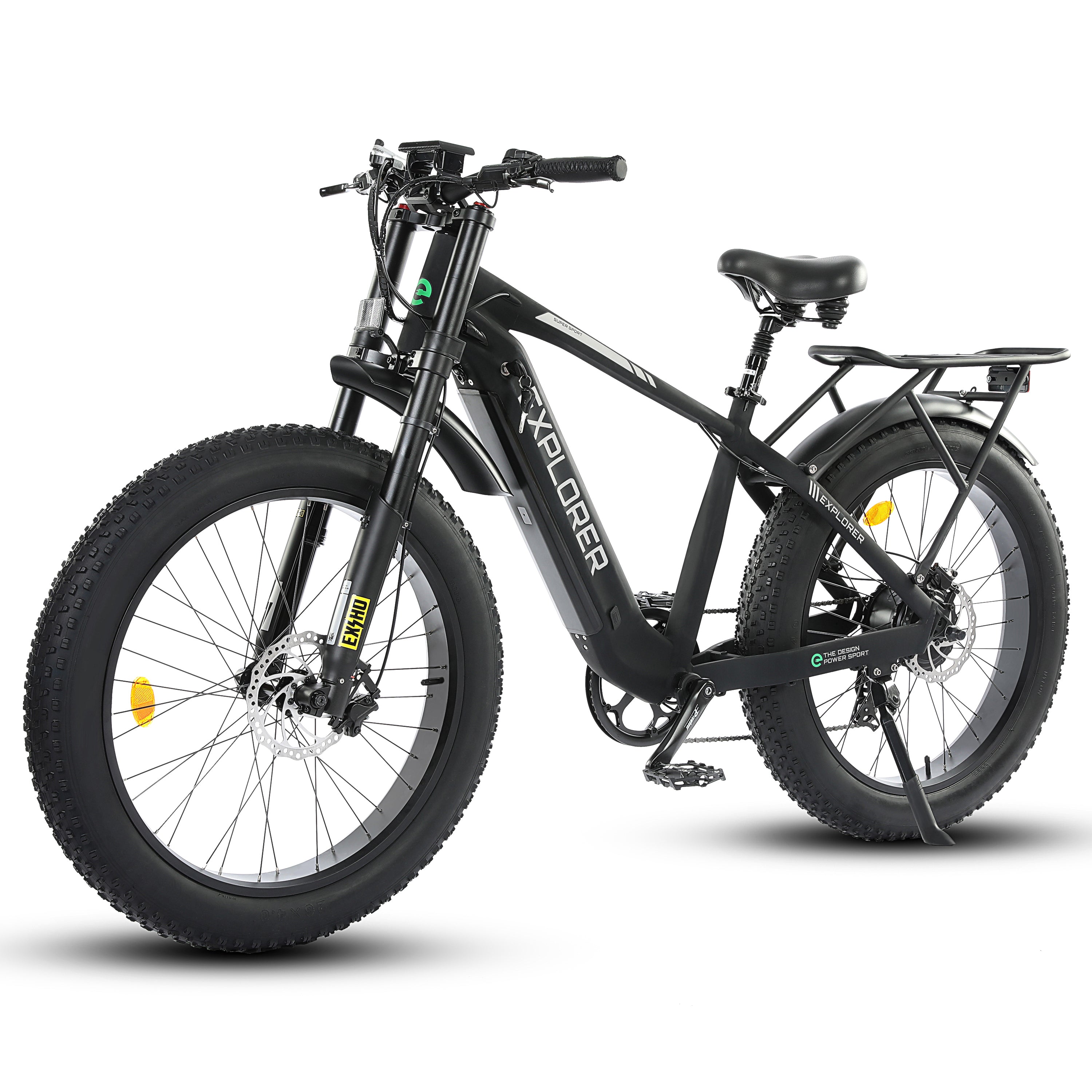 Ecotric Explorer All Terrain Anti-Skid Fat Tire For Comfort Off-Road Riding 750W Electric Bike