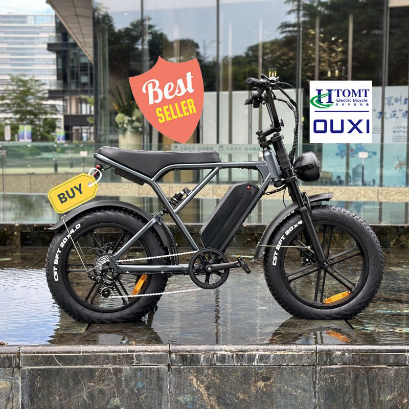 fatbike OUXI H9 Fat tire electric bikes in EU warehouse hybrid bike all terrain electric bike