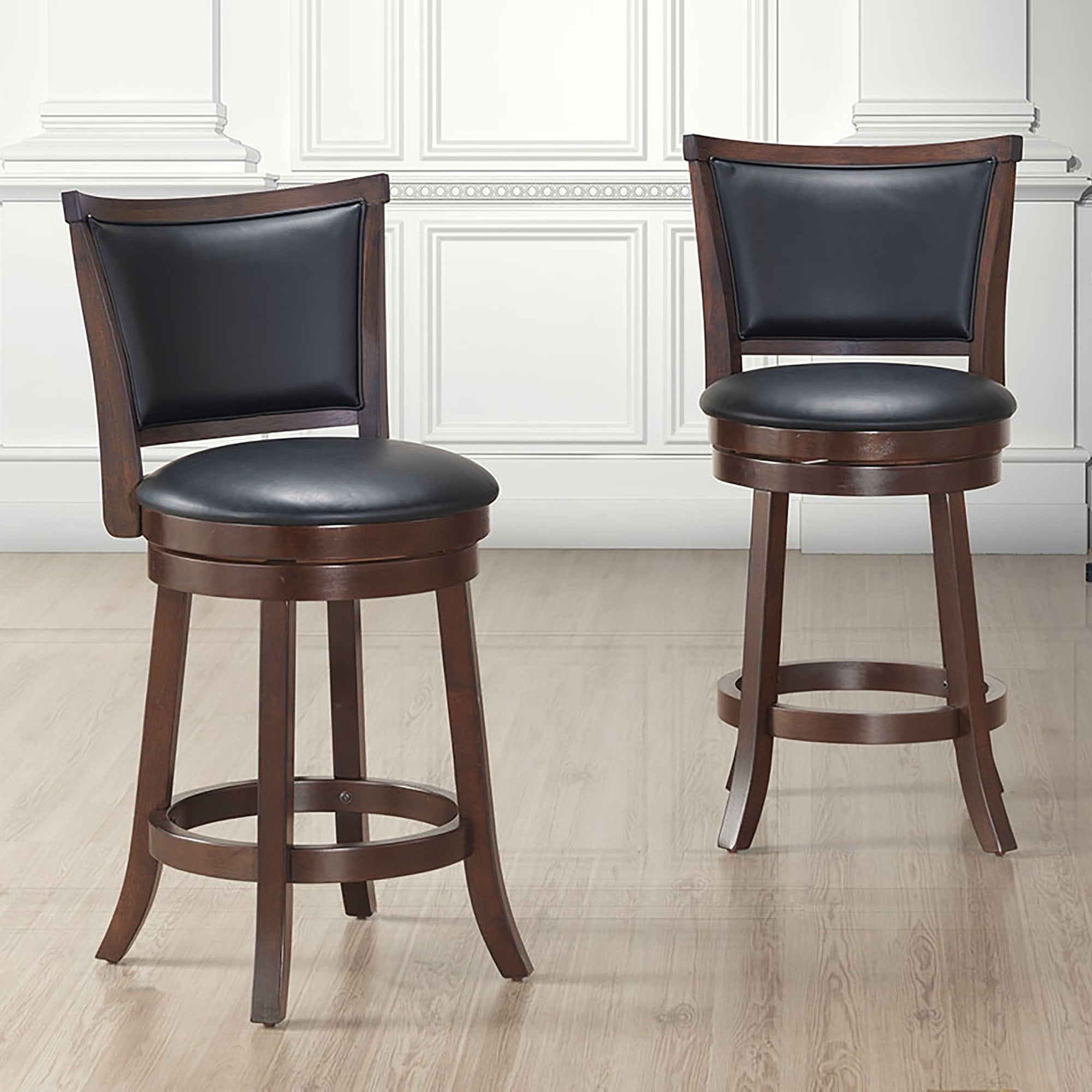 Rowan-26'' Swivel Counter Stool， Set of 2