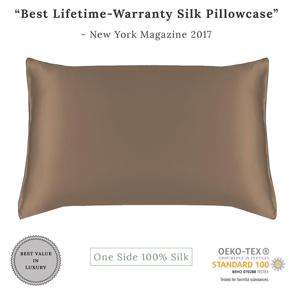 MYK Silk Pillowcase with Cotton Underside