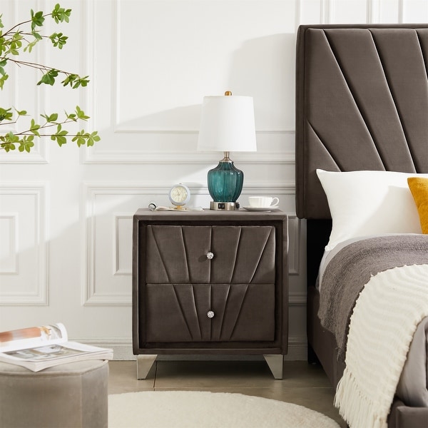 Queen Bed with Two Nightstand - - 36629394