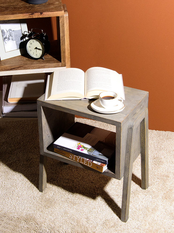 Small Stackable Wood Table   Farmhouse   Side Tables And End Tables   by Best Home Fashion  Houzz