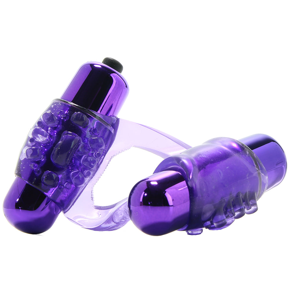 Duo-Vibrating Super Ring in Purple