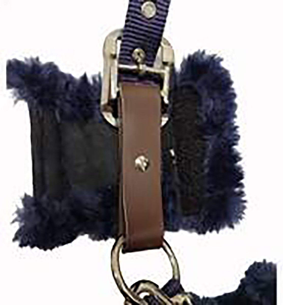 Gatsby Faux Sheepskin Nylon Breakaway Horse Halter