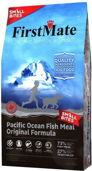 Firstmate Small Bites Limited Ingredient Diet Grain-Free Pacific Ocean Fish Meal Original Formula Dry Dog Food