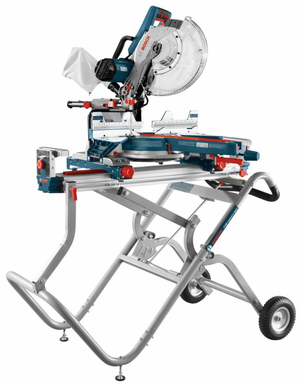 Gravity-Rise Miter Saw Stand with Wheels