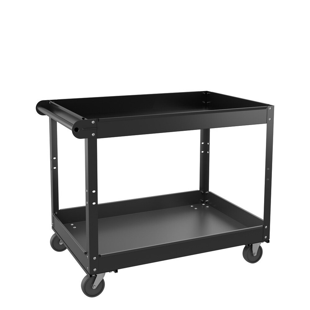 Hirsh RTA Utility Cart 36 x 24  Black   6.100 X 26.380 X 38.980