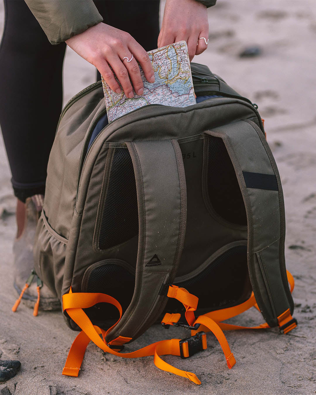 Ascent Weekender Recycled 35L Backpack - Khaki