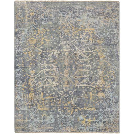 Normandy Wool Denim Rug in Various Sizes