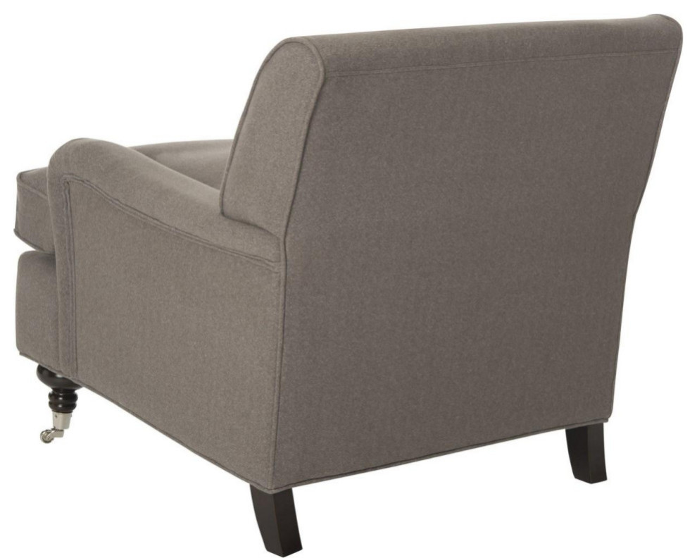 Chester Club Chair Gray   Traditional   Armchairs And Accent Chairs   by V.S.D Furniture  Houzz