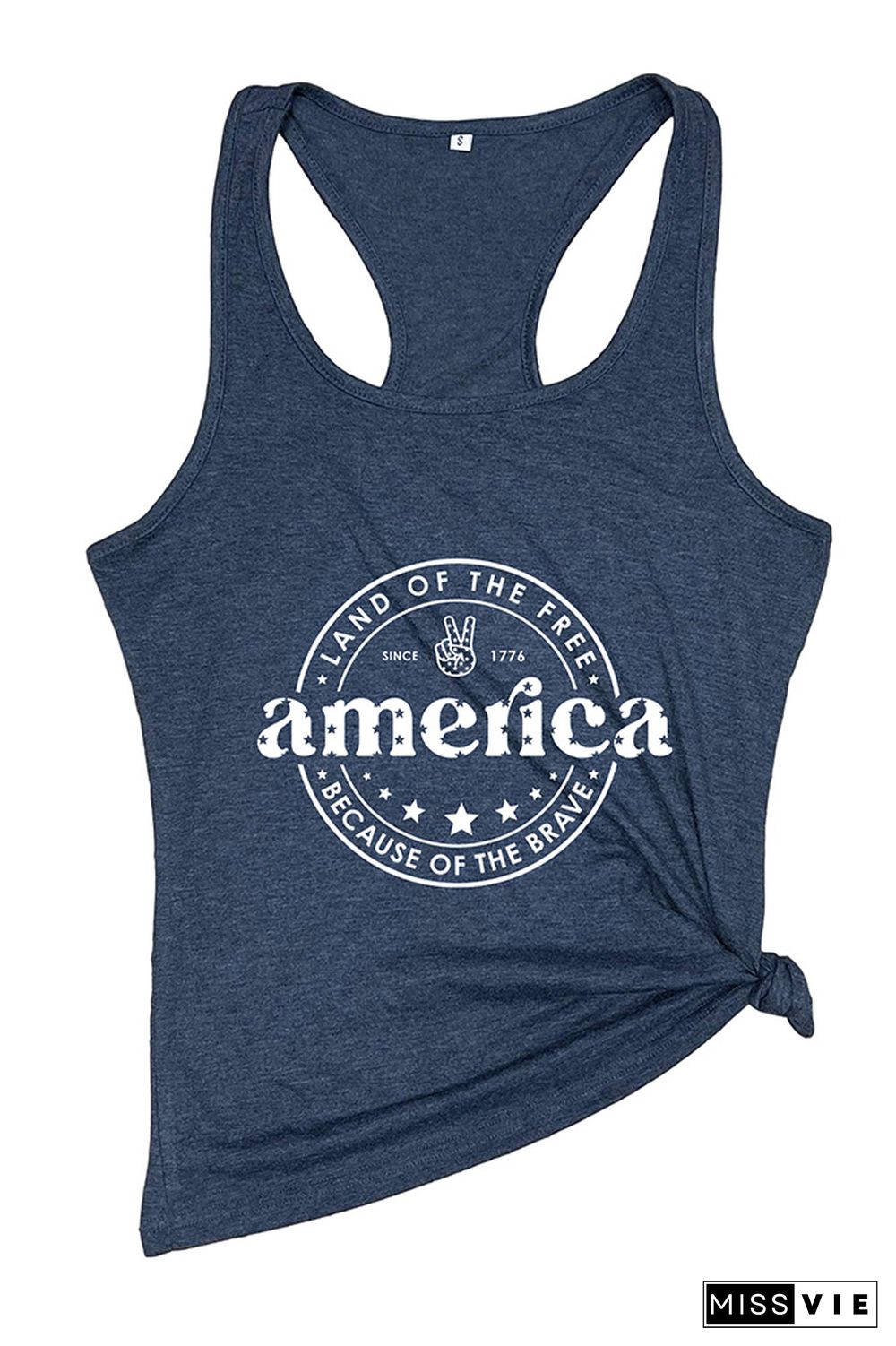 America Land Of The Free Because Of The Brave Tank Top