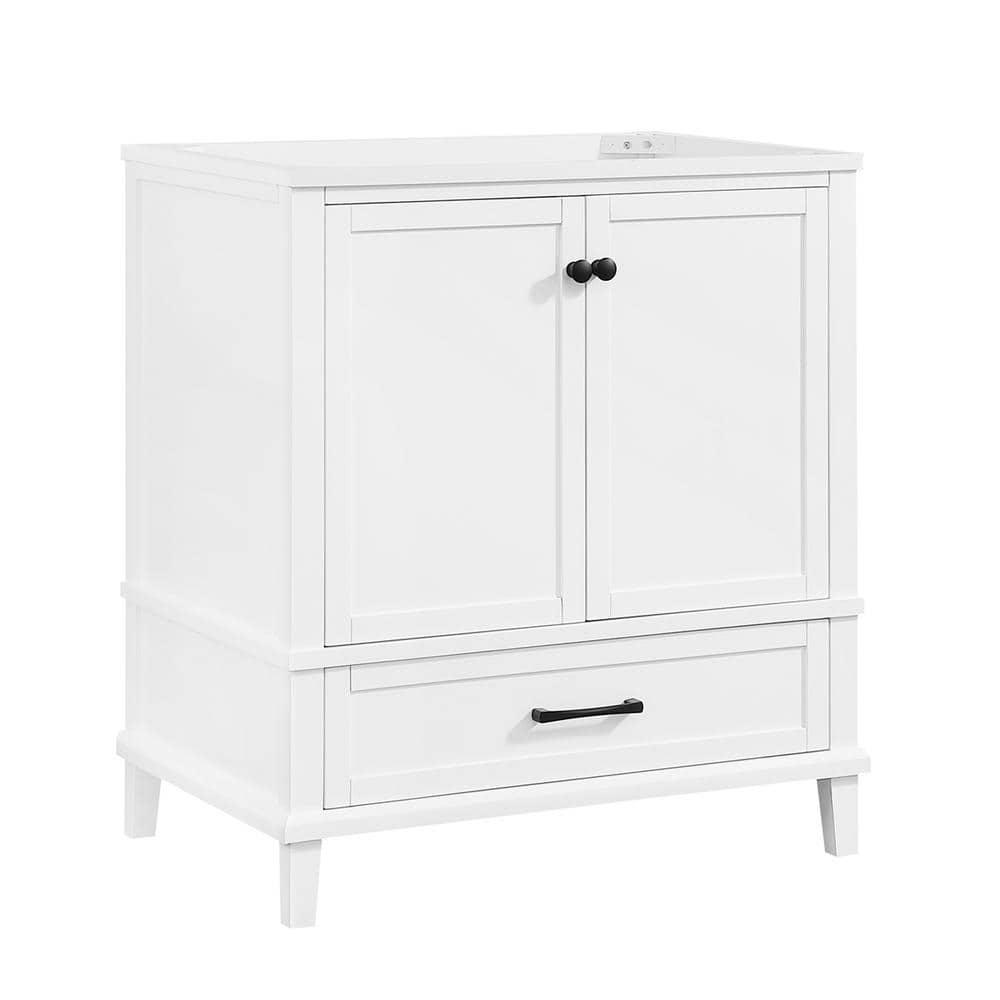 Home Decorators Collection Merryfield 30 in W x 2112 in D Bathroom Vanity Cabinet Only in White