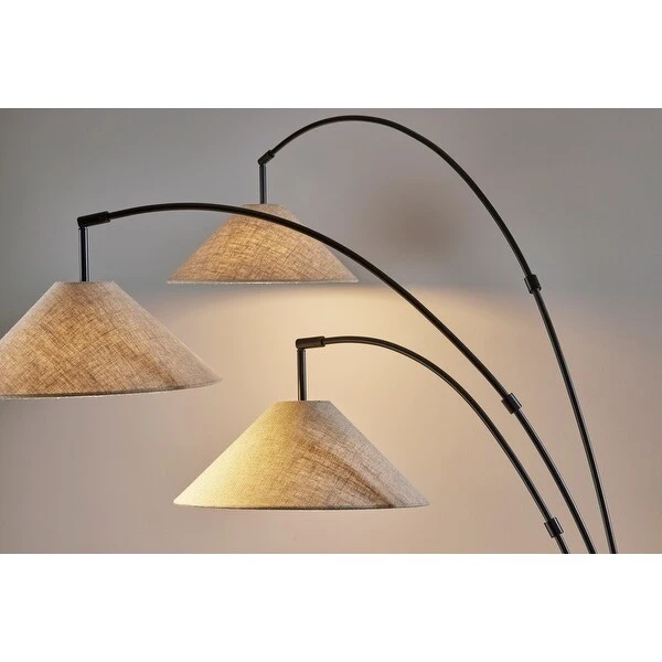 Braxton 3-Arm Arc Lamp