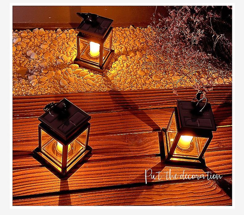 Retro Solar Candle Light Waterproof Outdoor Garden Garden Light