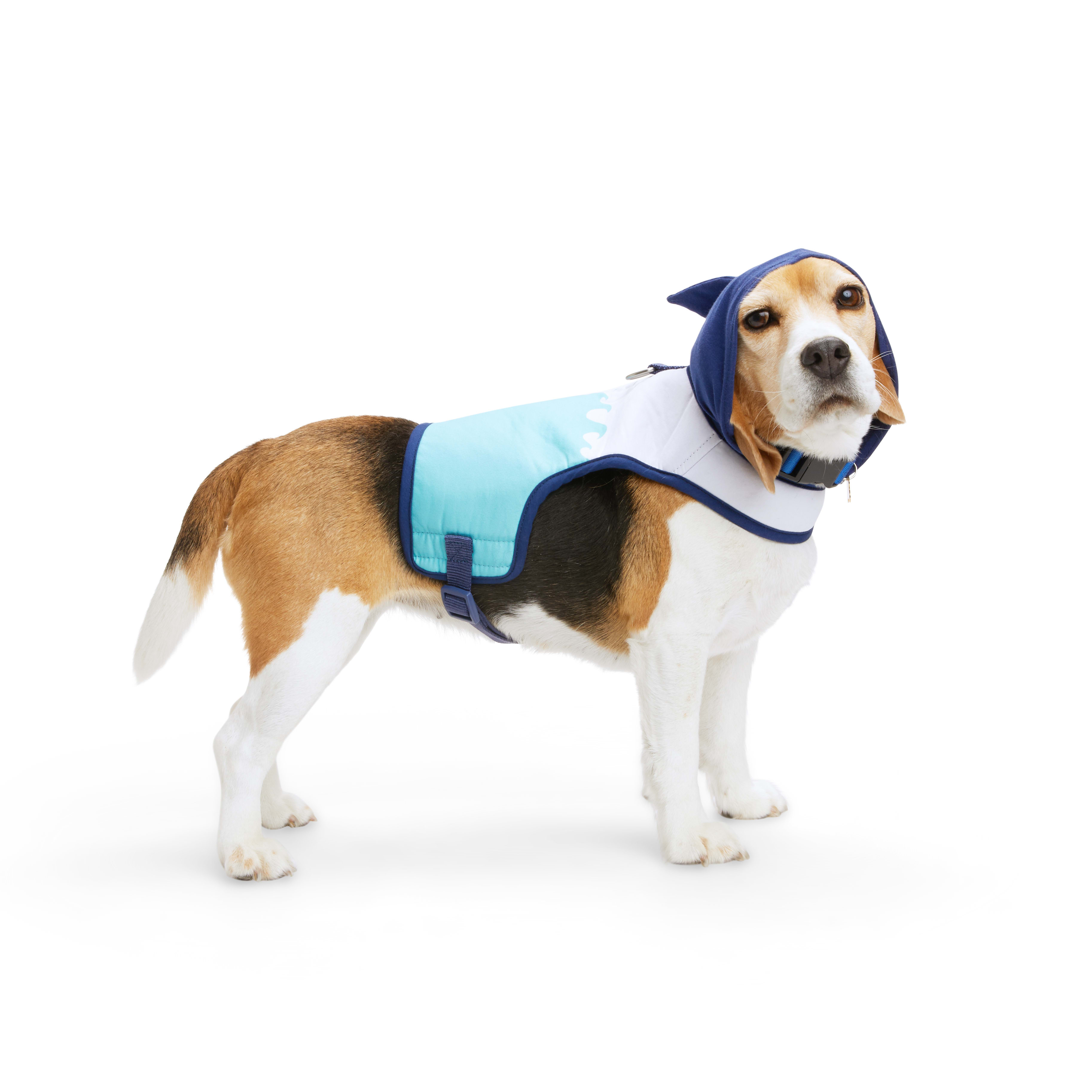 YOULY Shark Dog Hoodie Dog Harness， Small